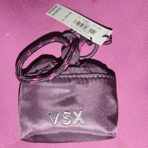 VSX Satin  Winter Wine Key Pouch